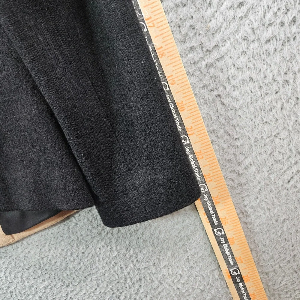 J Crew Colorblock Blazer‎ Camel Black Wool Blend Women Size 2